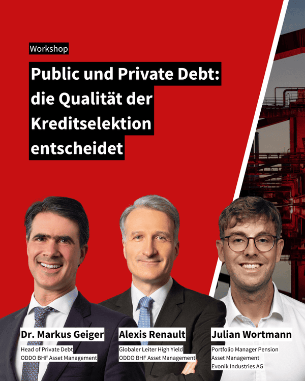 dpn ALC: Workhop: Public und Private Debt:
die Qualität der Kreditselektion entscheidet